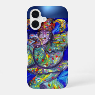 FLUTIST IN BLUE / Venetian Carnival Night iPhone 16 Case
