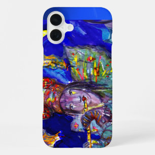 FLUTIST IN BLUE / Venetian Carnival Night iPhone Case