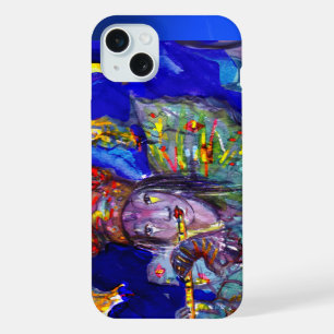 FLUTIST IN BLUE / Venetian Carnival Night iPhone 15 Plus Case
