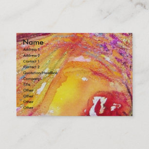 FLUTIST PORTRAIT / Venetian Masquerade Business Card