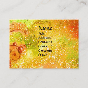 FLUTIST PORTRAIT / Venetian Masquerade Business Card