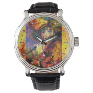 FLUTIST PORTRAIT / Venetian Masquerade Watch