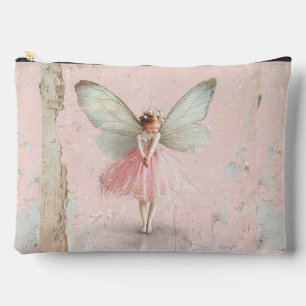 Flutter and Twirl Flower fairy girl Accessory Pouch
