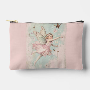 Flutter and Twirl Flower fairy girl Accessory Pouch