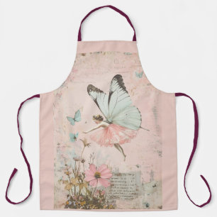 Flutter and Twirl Flower fairy girl Apron