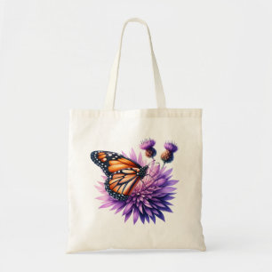 Flutter & Bloom Tote: Your Daily Solid Tote Bag