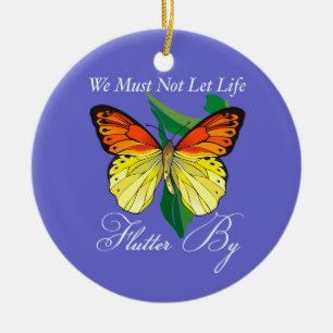 Flutter By Butterfly Ornament