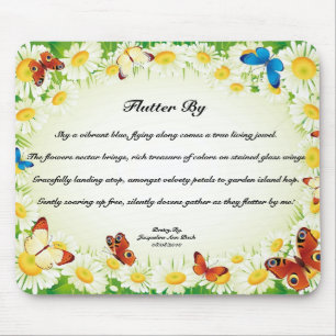 Flutter By Poem Mouse Pad