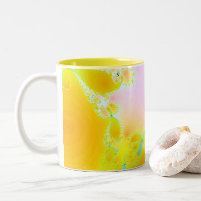 Flutter By Two-Tone Coffee Mug (With Donut)