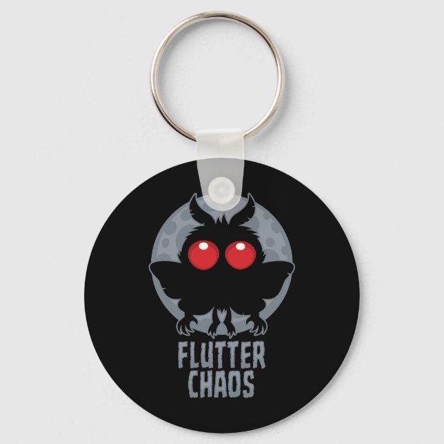 Flutter Chaos Mothman Cryptic Legend Key Ring (Front)