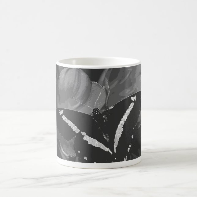 Flutter Charm Mug – Elegant Butterflies for Serene (Center)