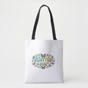 Flutter Fun Tote Bag