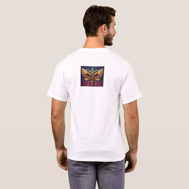  "Flutter in Style" or "Wings of Elegance" T-Shirt (Back Full)