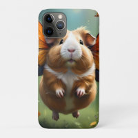 "Flutter Paws: The Guinea Pig Takes Flight"
