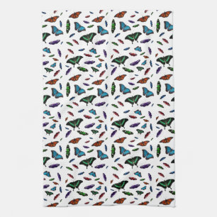 Flutterbies Kitchen Towel (Choose Colour)