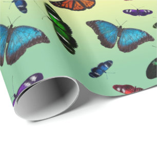 Flutterbies Wrapping Paper (Rainbow)