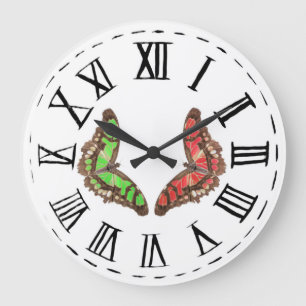 Flutterby 1 large clock