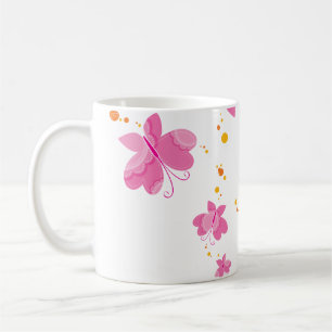 FLUTTERBY BUTTERFLIES :: series of three 1 Coffee Mug
