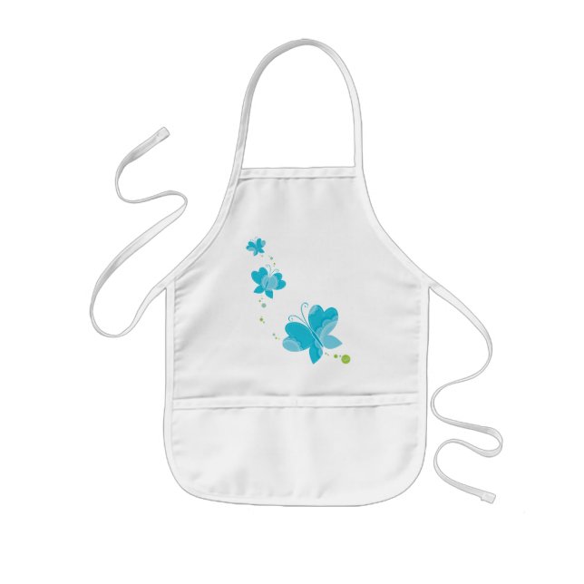 FLUTTERBY BUTTERFLIES :: series of three 2 Kids Apron (Front)