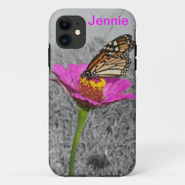 Flutterby Butterfly iPhone 5 case *personalise* (Back)