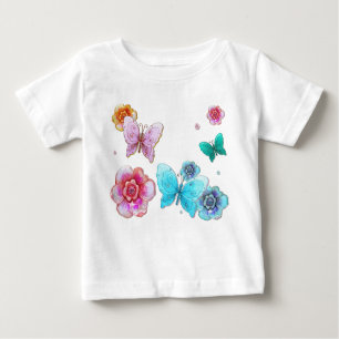 Flutterby Graffiti Jewelled for BABY Baby T-Shirt
