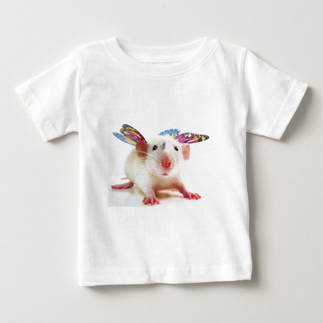 Flutterby rats! baby T-Shirt (Front)