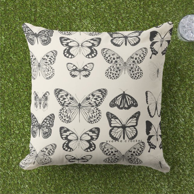 Flutterbye 2 Pillow (Grass)