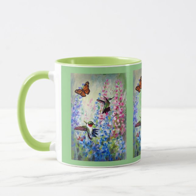 Flutterbyes and Hummers & Summer Mugs & Cups (Left)