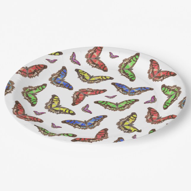 Flutterbys Paper Plate (Angled)