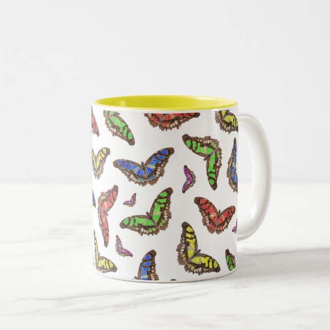 Flutterbys Two-Tone Coffee Mug (Front Right)