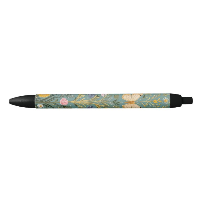 Fluttering Dreamscape Black Ink Pen (Front)
