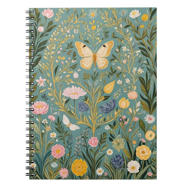 Fluttering Dreamscape Notebook (Front)