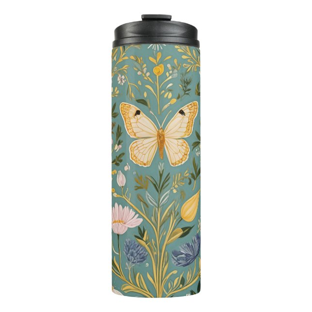 Fluttering Dreamscape Thermal Tumbler (Front)
