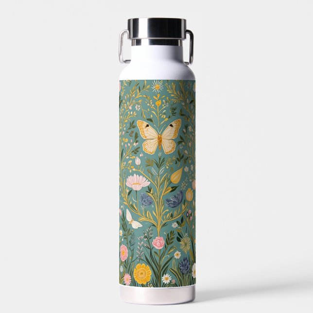 Fluttering Dreamscape Water Bottle (Front)