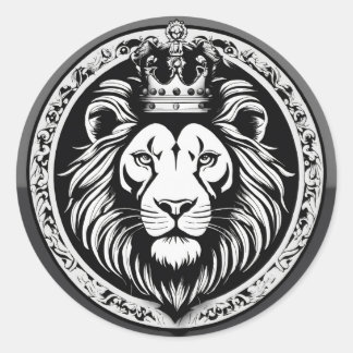 "Fluttering Elegance". Classic Round Sticker