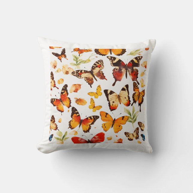 "Fluttering Grace" Cushion (Front)