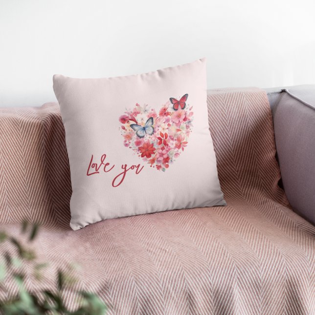 Fluttering Love | Valentine's Day Cushion (Creator Uploaded)