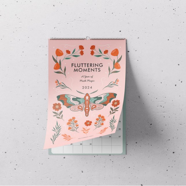 Fluttering Moments: A Year of Moth Magic Calendar (Creator Uploaded)