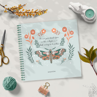 Fluttering Moments: A Year of Moth Magic Notebook