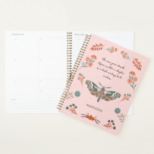 Fluttering Moments: A Year of Moth Magic Planner