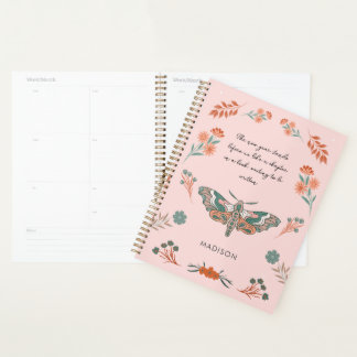 Fluttering Moments: A Year of Moth Magic Planner