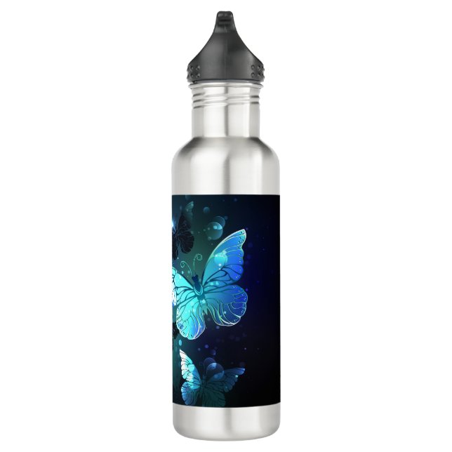 Fluttering Night Butterfly 710 Ml Water Bottle (Right)