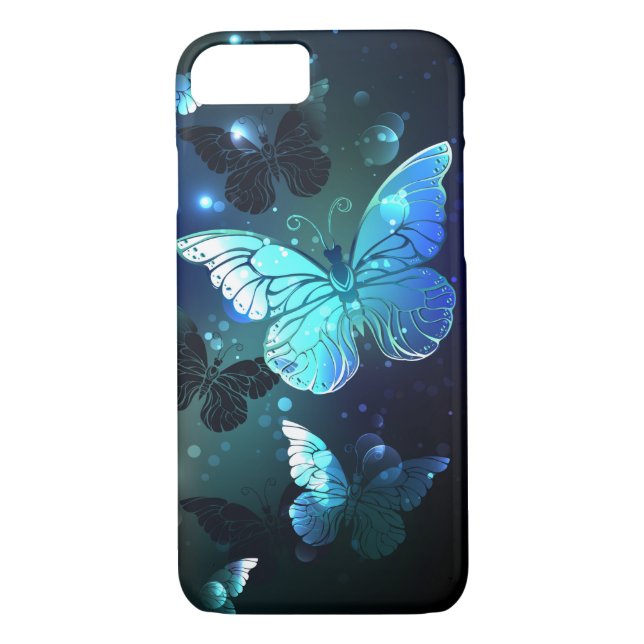 Fluttering Night Butterfly Case-Mate iPhone Case (Back)