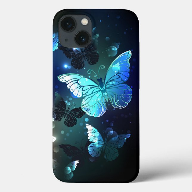 Fluttering Night Butterfly Case-Mate iPhone Case (Back)