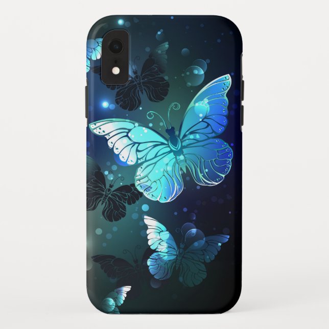 Fluttering Night Butterfly Case-Mate iPhone Case (Back)