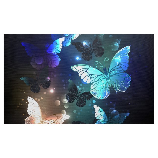 Fluttering Night Butterfly Fabric (Yard)