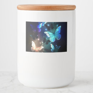 Fluttering Night Butterfly Food Label