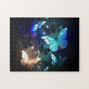 Fluttering Night Butterfly Jigsaw Puzzle