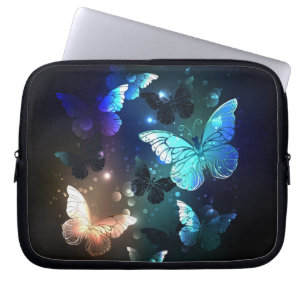 Fluttering Night Butterfly Laptop Sleeve