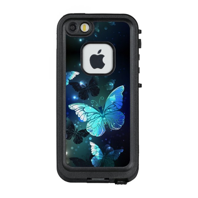 Fluttering Night Butterfly LifeProof iPhone Case (Back)